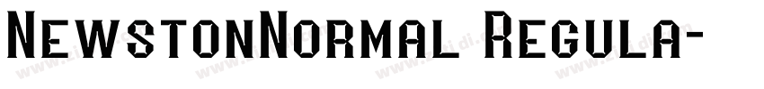 NewstonNormal Regula字体转换